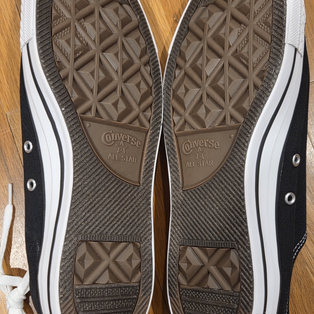 Converse Classic Black Canvas Shoes - Picture 4 of 11